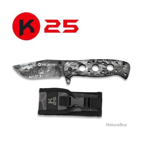 Couteau pliant tactique de poche K25 18326 - 1 sans prix de rserve