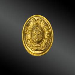 PLAQUE DE CEINTURON D'OFFICIER DE MARINE France, Monarchie de juillet