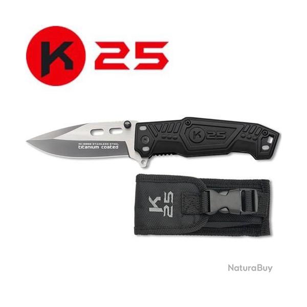 Couteau pliant tactique K25 18869 - 1 sans prix de rserve