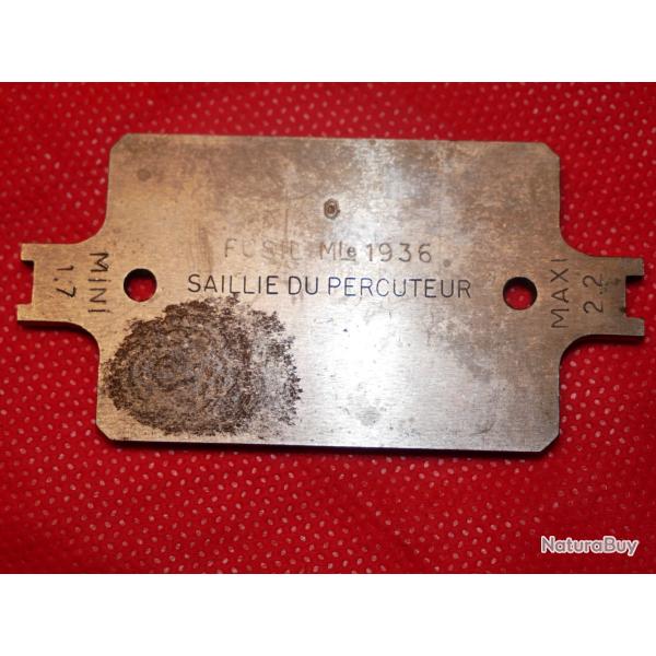 Jauge de saillie de percuteur de Fusil MAS 36