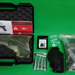 Pack umarex glock 17 t4e débridé neuf