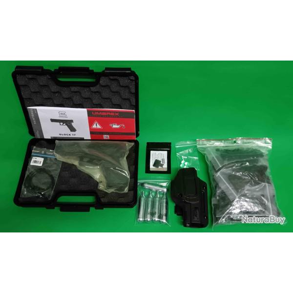 Pack umarex glock 17 t4e dbrid neuf