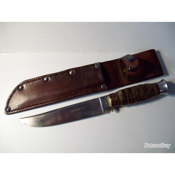 couteau ancien SABATIER anne 1950 chasse scouts chantiers de jeunesse