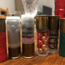 Chevrotines puissantes . 9,12 et 15 grains . Spécial maquis sale. 1 sauvestre pour tir lointain