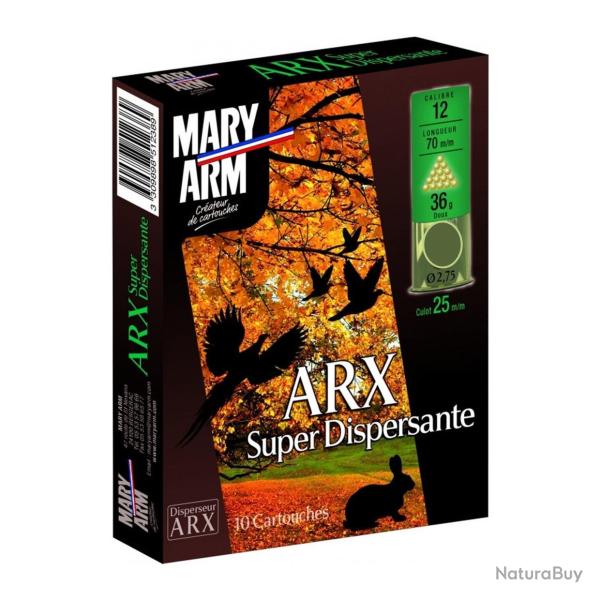 Cartouche Mary Arm ARX super dispersante Cal. 12/70 - 36 g PB n8