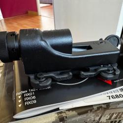 POINT ROUGE  TRIJICON REFLEX RX01B-NT + MONTAGE ARMS QD #15