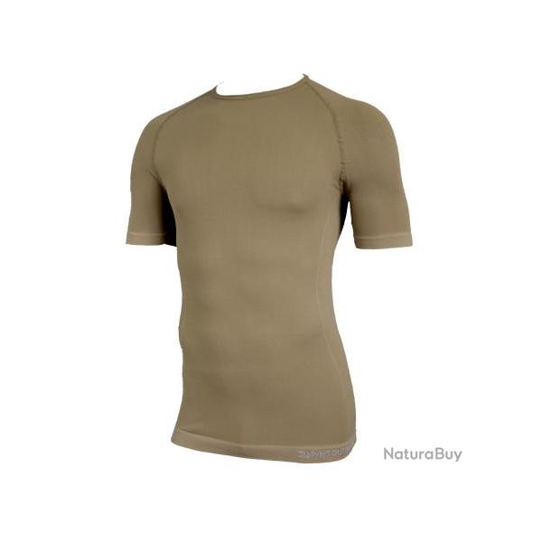Tee shirt A�ro Active Line Temps Chaud Beige
