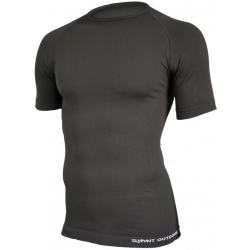 Tee shirt ACTION Technical Line Climat temp&eacute;r&eacute; Noir