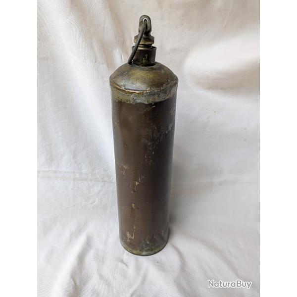 WW1 FRANCE BIDON  ARTISANAT DE TRANCH�ES FRANCAIS AVEC BOUCHON 1L2 be