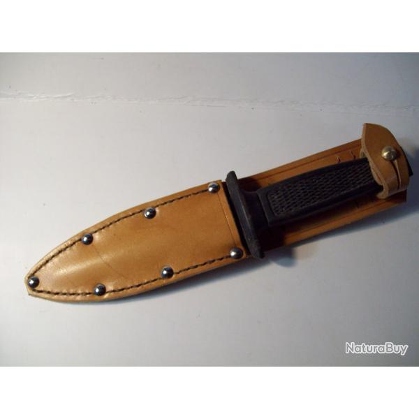 couteau  ancien avec tui cuir