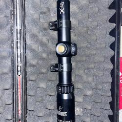 Lunette burris four X 1x4 réticule lumineux