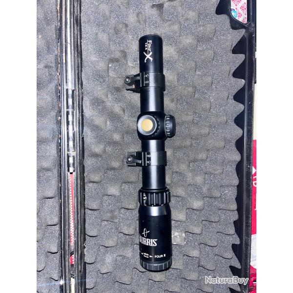 Lunette burris four X 1x4 rticule lumineux