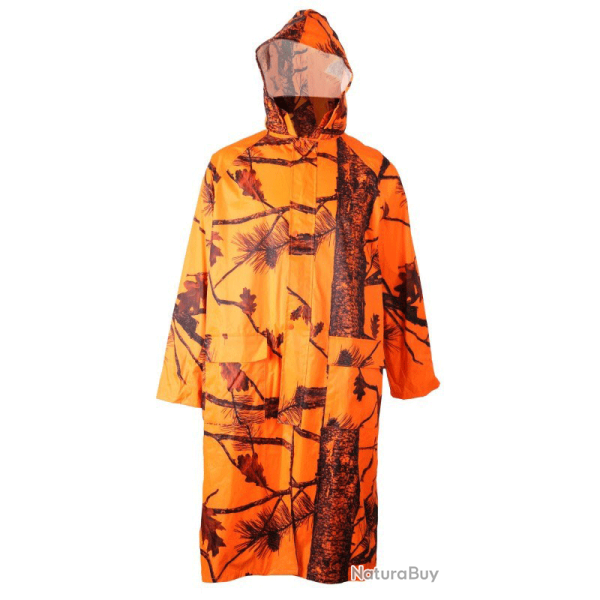 Veste de pluie camouflage orange Fire TREELAND-L