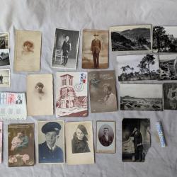 WW1/2/POSTWAR FRANCE LOT DE CARTES POSTALES PHOTOS FRANCAISES GUERRE ET CIVILES