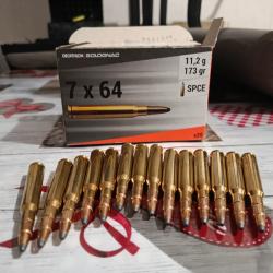 Vend balle calibre 7*64
