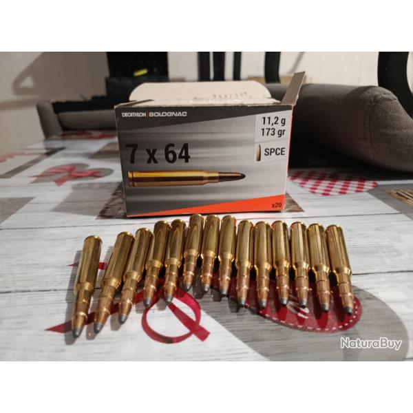 Vend balle calibre 7*64