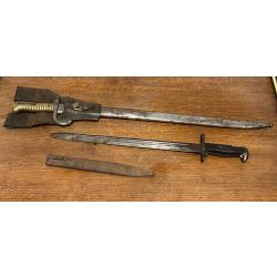 Lot ba&iuml;onnettes US chassepot allemande