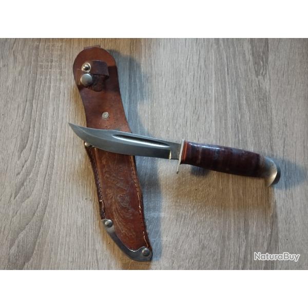 Couteau droit chasse Finlandais