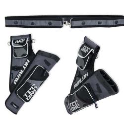 Carquois cible Avalon Tec One RH Orange 2 pockets