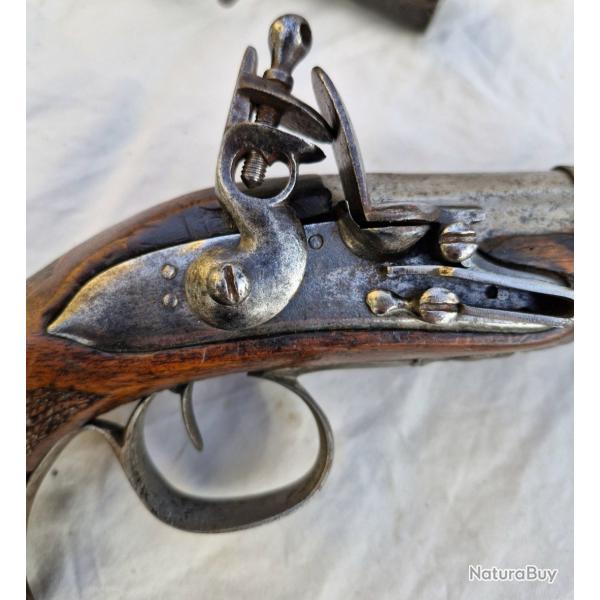 PISTOLET XVIIIE A SILEX