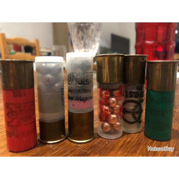 Chevrotines puissantes . 9,12 et 15 grains . Spcial maquis sale. 1 sauvestre pour tir lointain