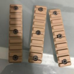 Rail ar15 airsoft tan longueur 9.50 cm