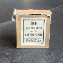 Très belle boite 450/577 Martini Henry fabrication GEVELOT - VIDE