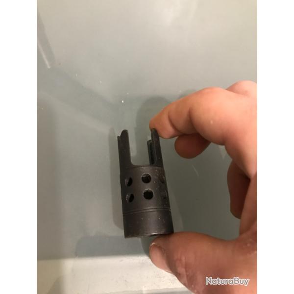 Cache flamme ar-15 airsoft g&p acier 14 mm horaire