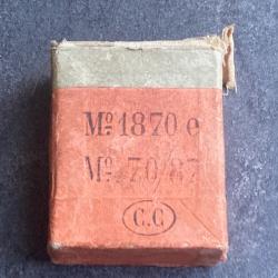 RAR  boite originale de 10.4 mm Vetterli Vitali Italien Mle 1870 et 1870/87 - Bologne 1890 - VIDE