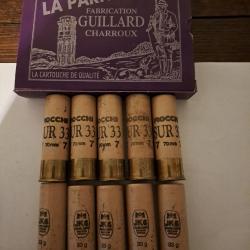 Boîte de 10  cartouches anciennes Fiocchi cal 12 douilles cartons