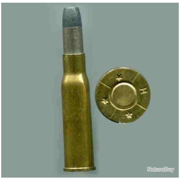 5.5 x 33.5 R Smmerda - RARE - cartouche de tir fin XIXe - marquage : H/*/*/*/