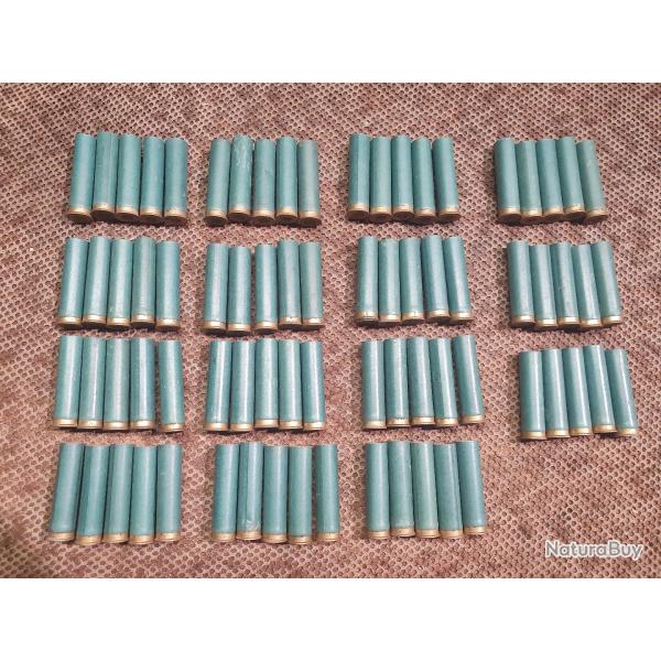 lot de 75 douilles SOCIETE MUNITIONS de calibre 24/65 en carton