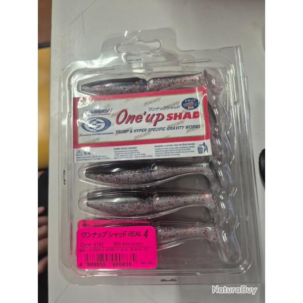 LEURRES SOUPLE  - SAWAMURA - ONE UP 4 POUCES - COLORIS 20TH ANNIVERSAIRE