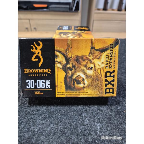BROWNING BXR 30-06 155gr  PACK DE 3 BOITES