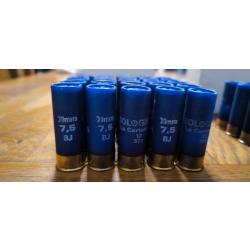 100 cartouches solognac cal 12 plomb 7,5