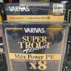 TRESSE - VARIVAS - SUPER TROUT ADVANCE MAX POWER X8 - PE 0.6