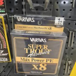 TRESSE - VARIVAS - SUPER TROUT ADVANCE MAX POWER X8 - PE 1