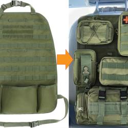 Plaque MOLLE tactique pour voiture - vert - livraison gratuite