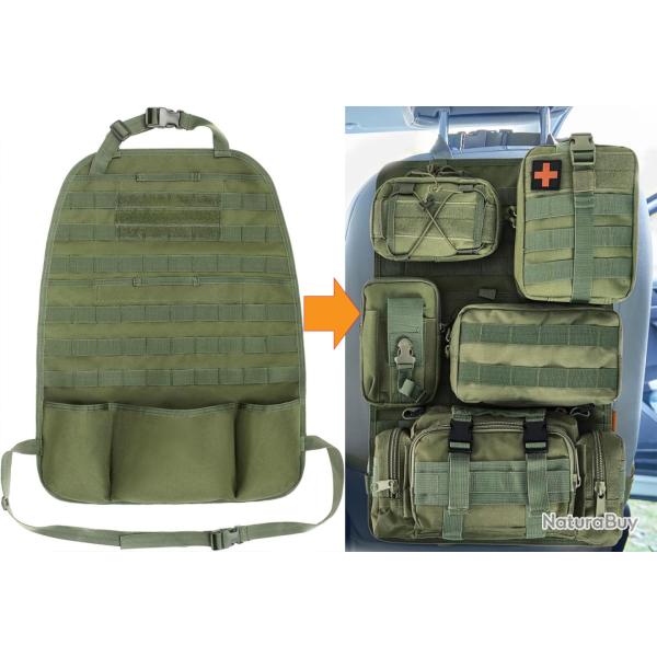 Plaque MOLLE tactique pour voiture - vert - livraison gratuite