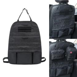 Panneau MOLLE tactique pour voiture - noir - LIVRAISON GRATUITE