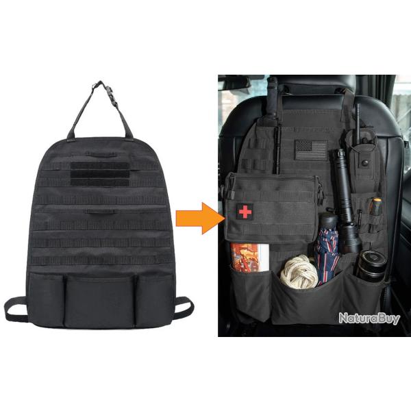 Support de sac tactique pour voiture - noir - LIVRAISON GRATUITE
