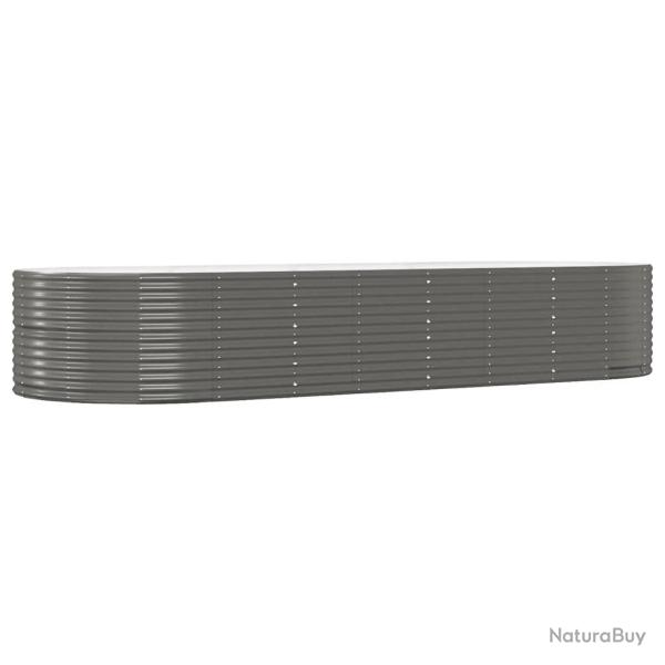 Jardini�re bac lit sur�lev� plantes fleurs terrasse jardin de jardin 367 x 140 x 68cm acier enduit