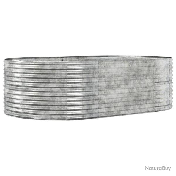 Jardini�re bac lit sur�lev� plantes fleurs terrasse jardin de jardin 212 x 140 x 68 cm argent� acie