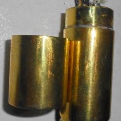 Briquet en forme de Cartouche de chasse de calibre 8 : laiton en majorit&eacute;
