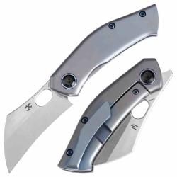 Couteau Kansept Osprey Lame Acier CPM-S35VN Manche Titanium Bleu Frame Lock K2087A4
