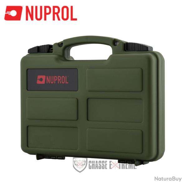 Mallette NUPROL pour Pistolet avec Mousse Pr-dcoupe Vert Od