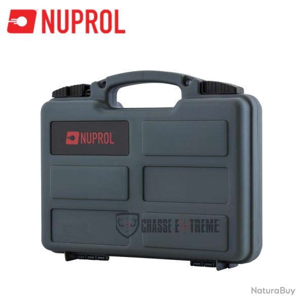Mallette NUPROL pour Pistolet avec Mousse Pr-dcoupe Gris