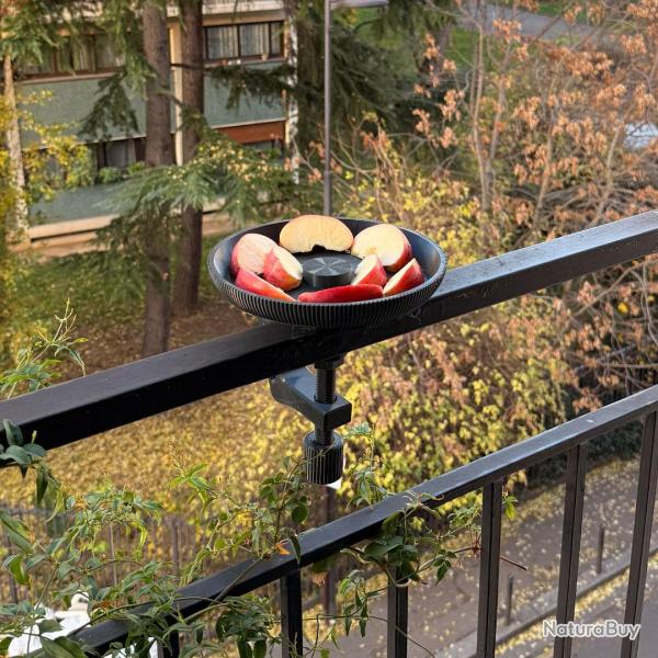 Coupelle 4 Saisons pour Oiseaux - Abreuvoir �t� ; Coupelle Hiver Compatible Support Universel Balcon