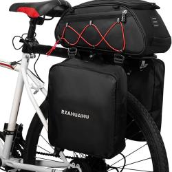 Sac Porte-V&eacute;lo 3en1 Etanche Isotherme Grande Capacit&eacute; 2 Sacoches Lat&eacute;rales Sacoche Arri&egrave;re Cyclisme