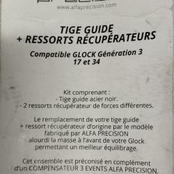 Tige guide glock 17